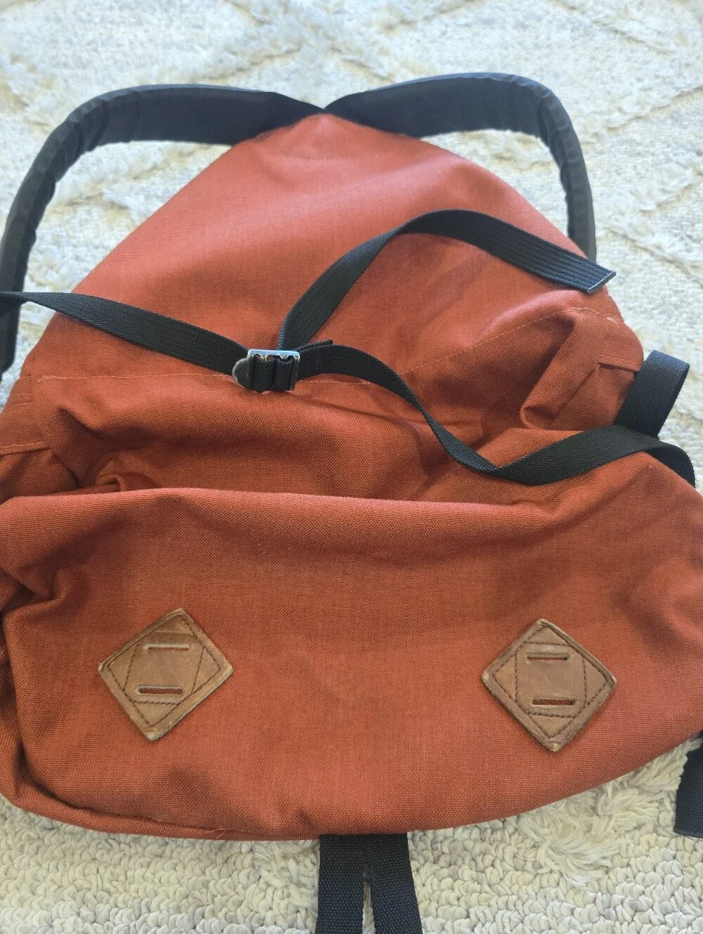 True Vintage 1970’s- 1980s KELTY Rust Orange Soft Pack Backpack Rucksack Daypack
